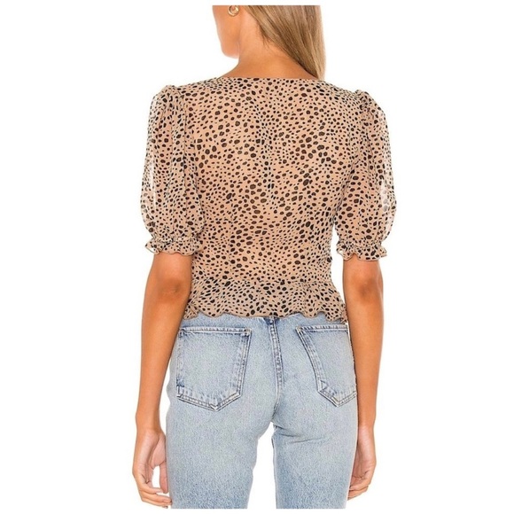 Majorelle Pacific Top in Natural Leopard size xxs - Picture 4 of 10